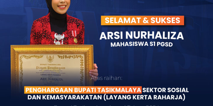 Mahasiswa PGSD Universitas Muhammadiyah Tasikmalaya Raih Penghargaan Bupati Tasikmalaya Sektor Sosial dan Kemasyarakatan